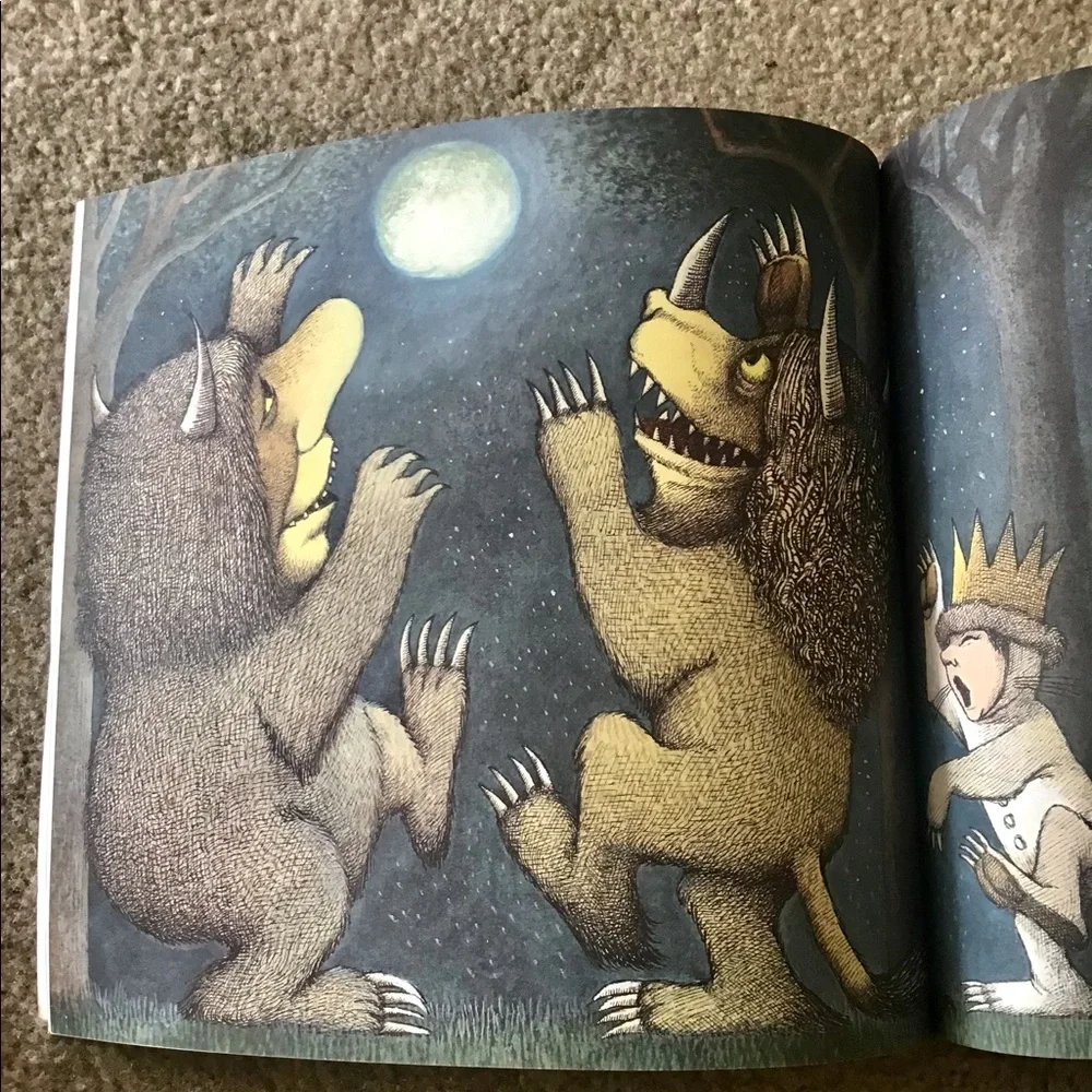 Children’s book Where the Wild Things are. 1963 I remember this in the 1…